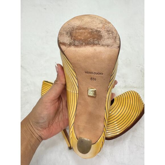 Pour La Victoire, Yellow Women's Shoes, Heels Size 6.5 US - Picture 6 of 15